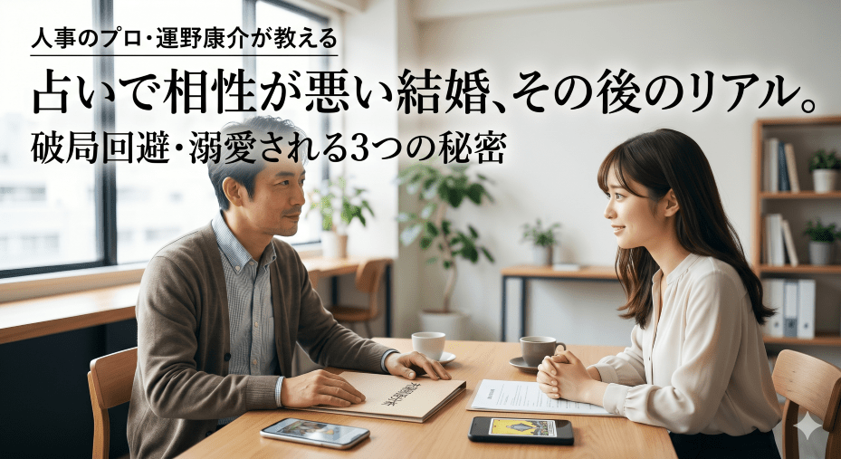 占いで相性が悪い 結婚 その後