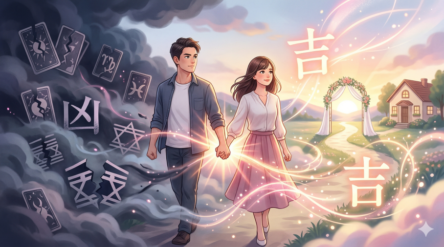 占いで相性悪いと言われた彼と結婚