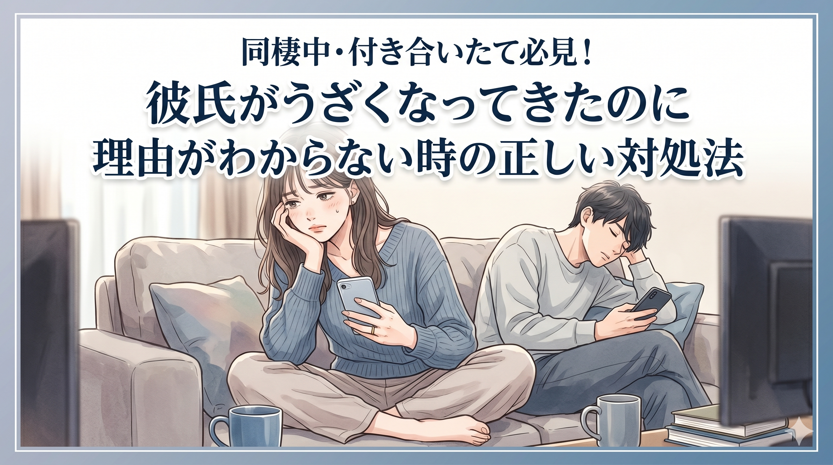 彼氏がうざくなってきた理由が分からない女性