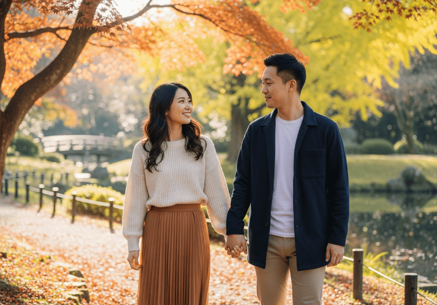 復縁して良好な関係を築いているカップル