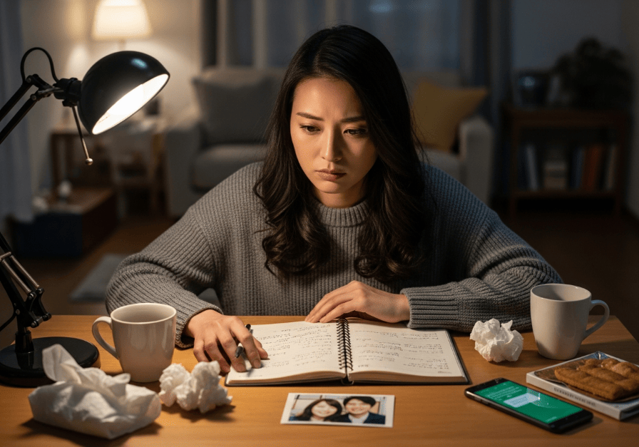 元彼と復縁を願っているが踏ん切りがつかない女性