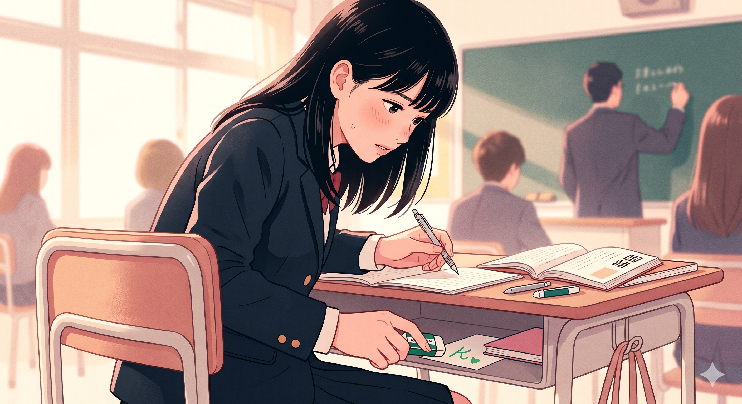 学校の授業中こっそり出来る恋愛占い