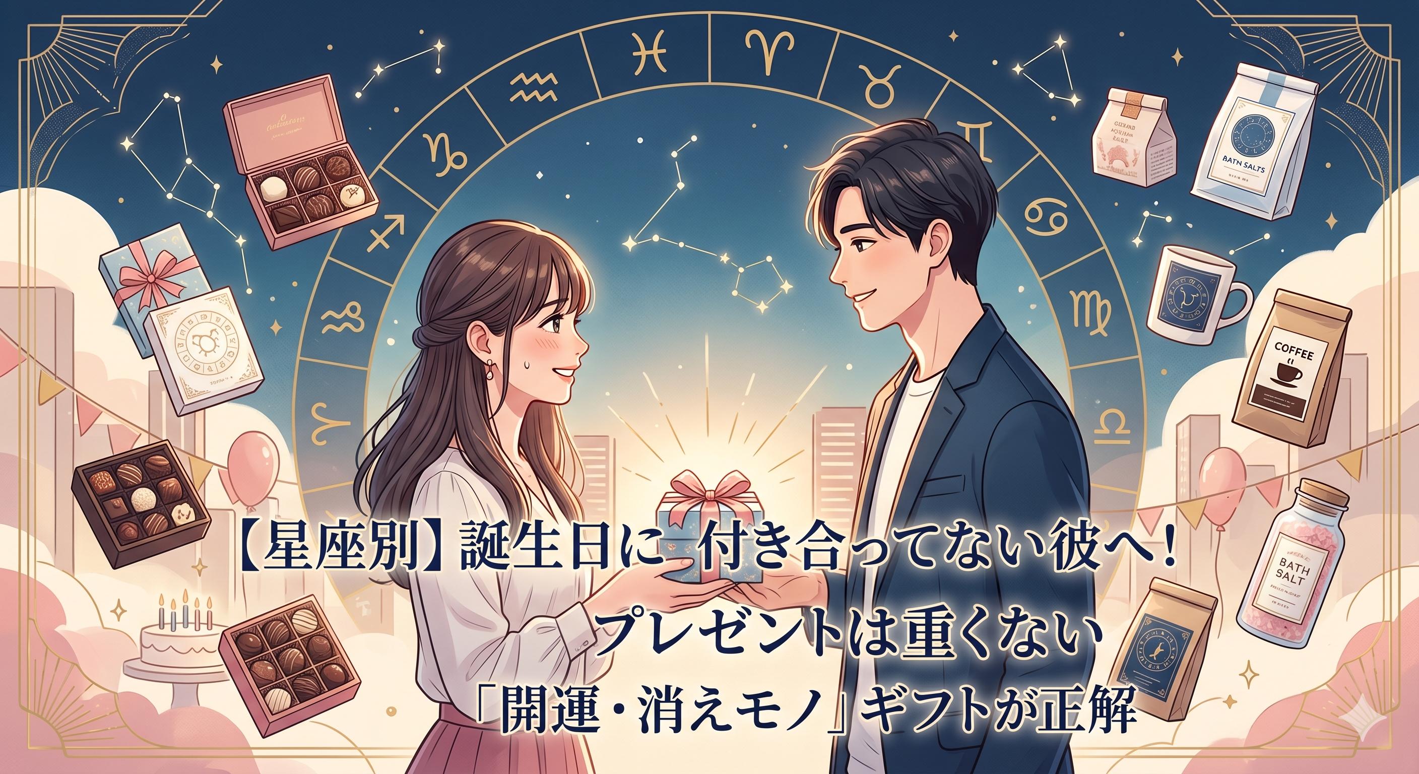 付き合ってない彼へ重くないプレゼント