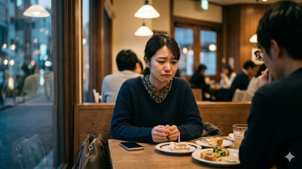 誕生日にノープランだった事に気落ちする女性