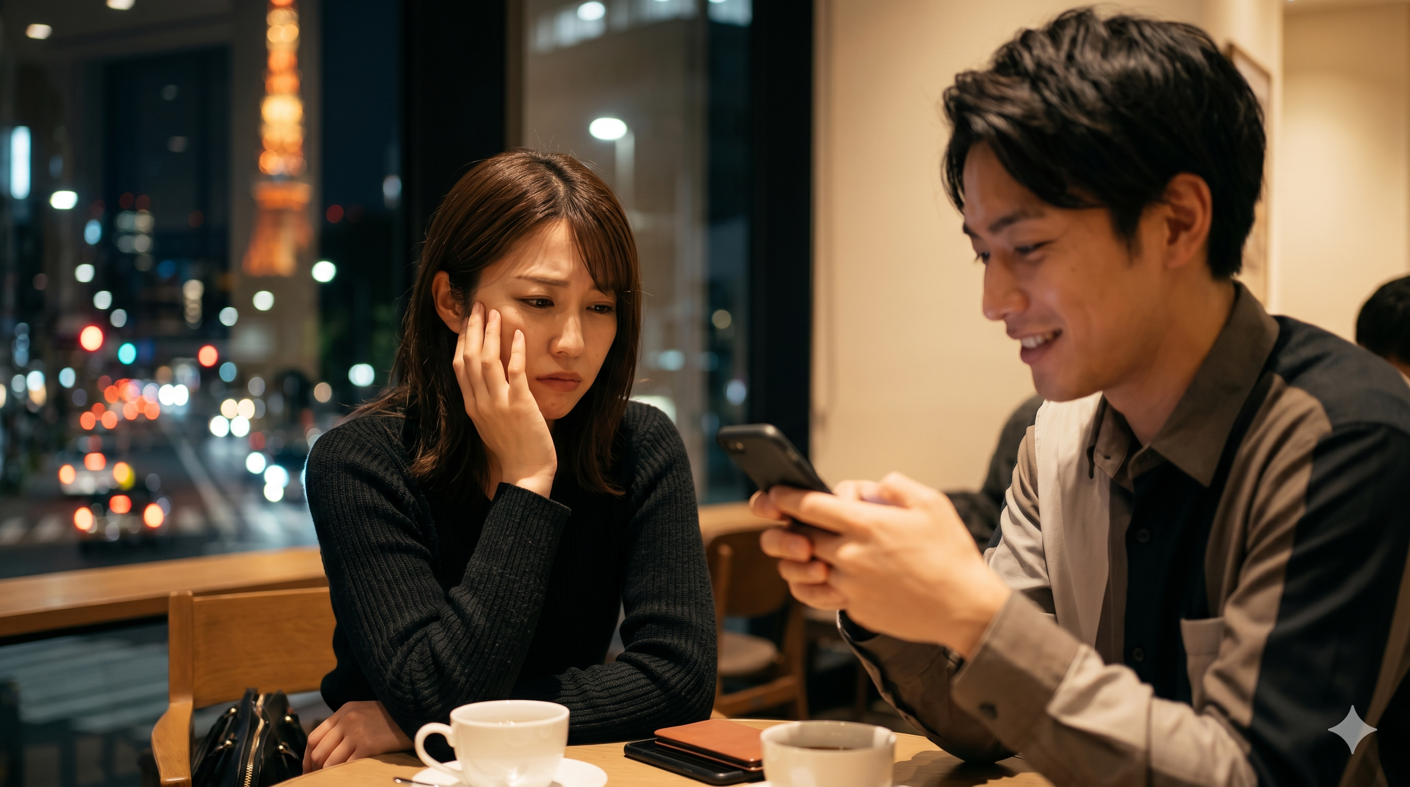 彼氏がイケメンでムカついても許す女性