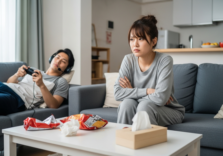 同棲中の彼氏がうざい女性