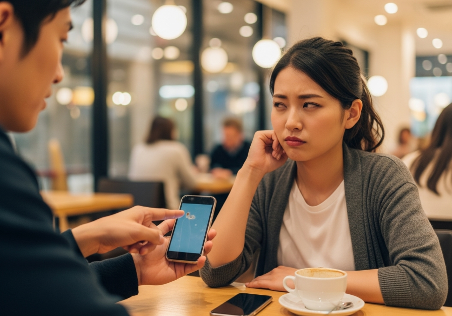 彼氏が細かい事でうるさいのに辟易してる女性