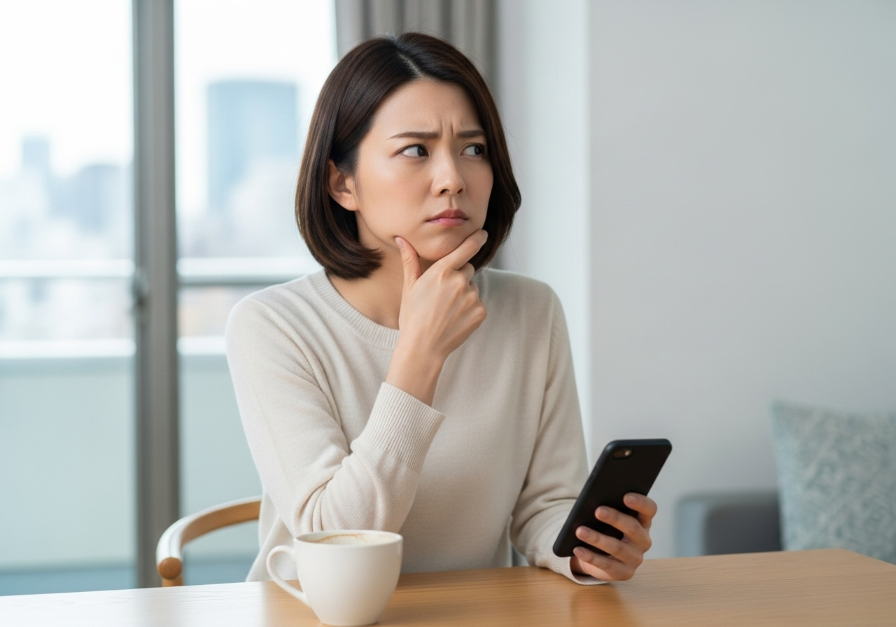 彼氏が嘘をついてると勘ぐる女性