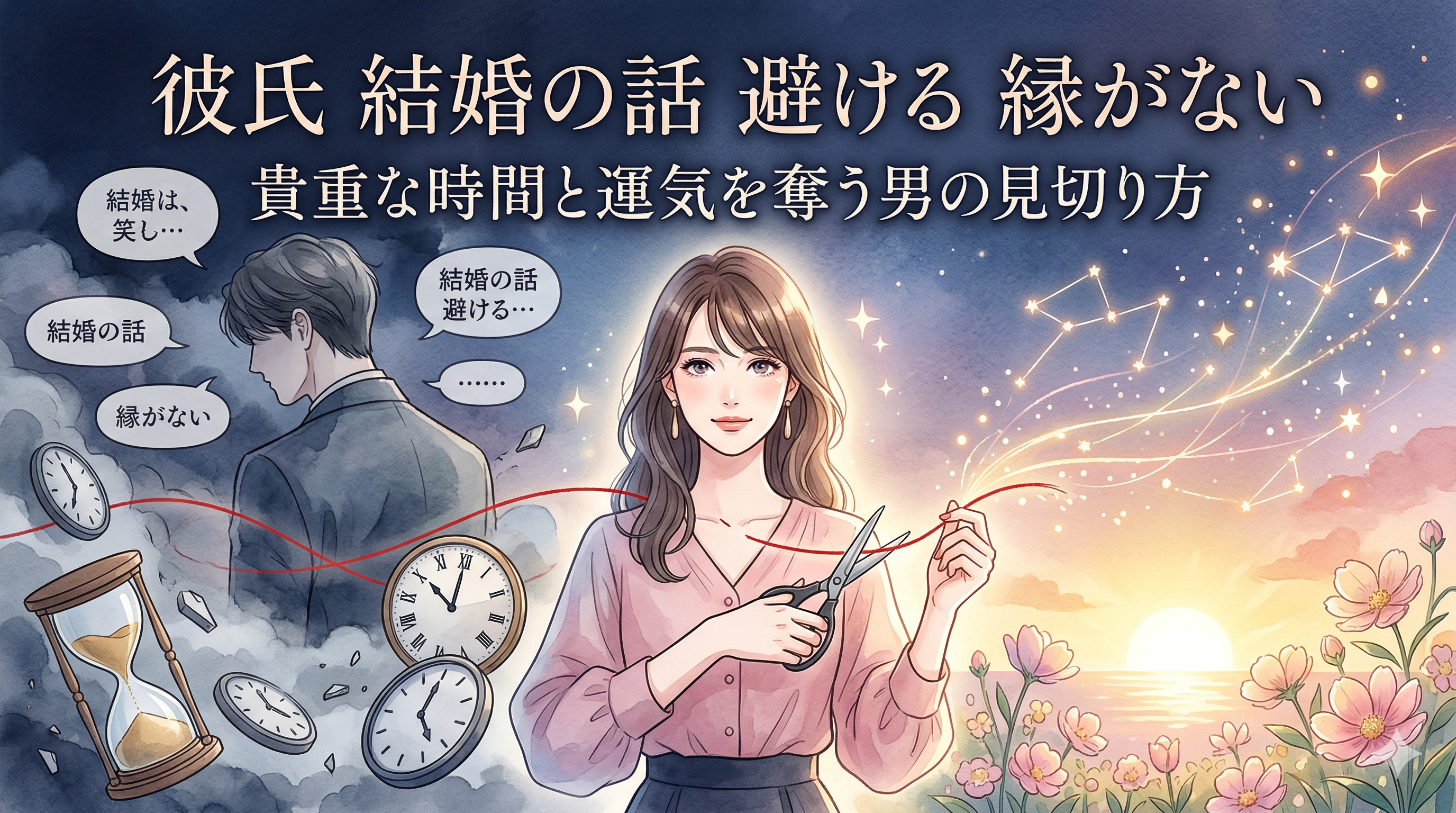 結婚の話を避ける彼氏がいる女性