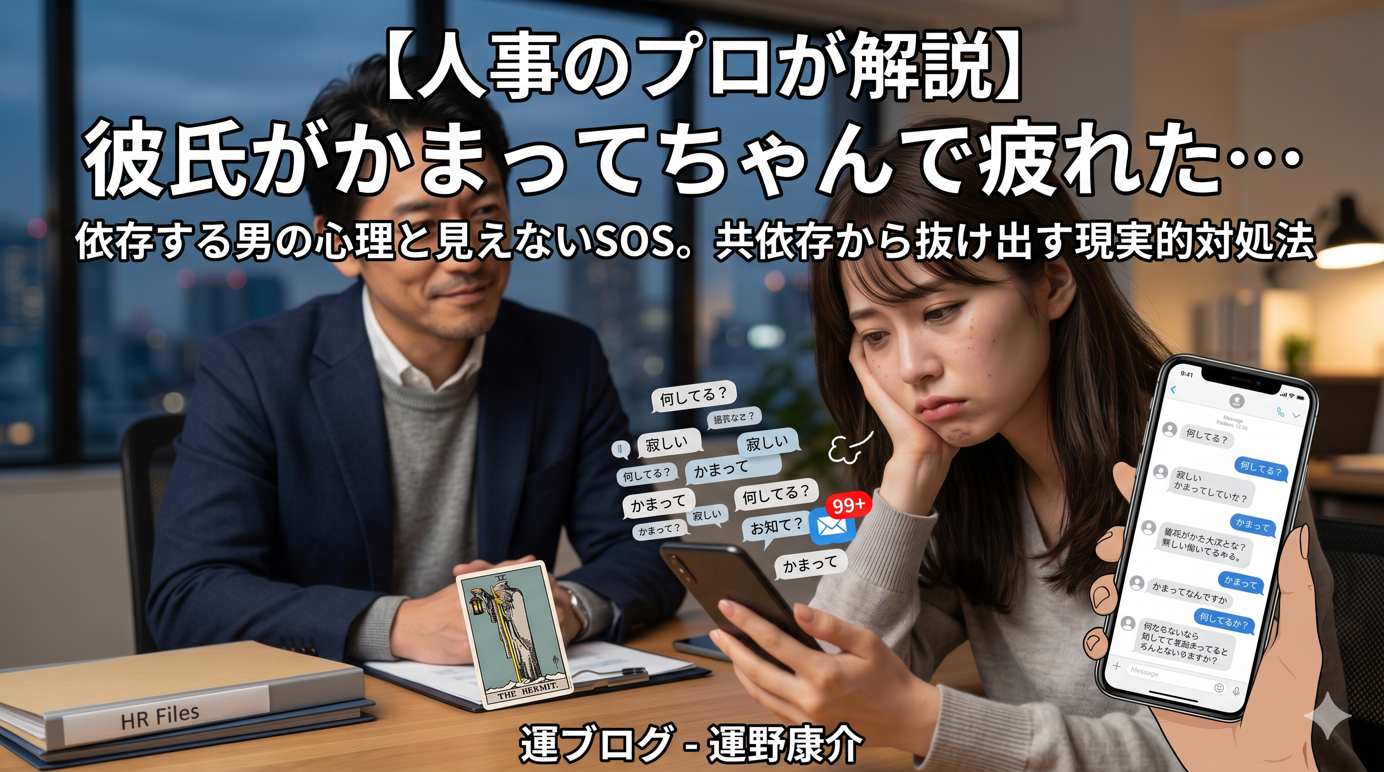 彼氏がかまってちゃんな女性