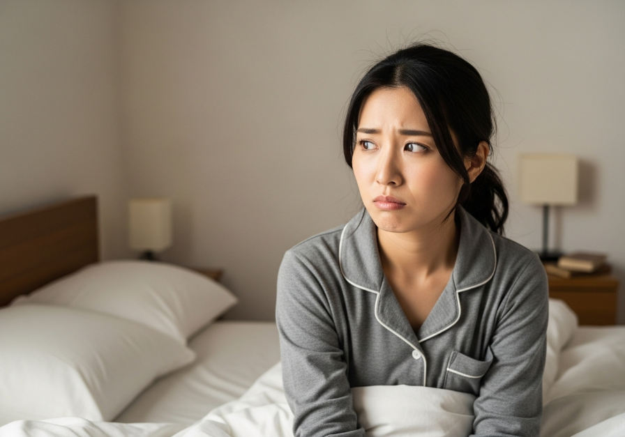 彼氏がお泊りで何もしなかった事に怪訝そうな顔をする女性