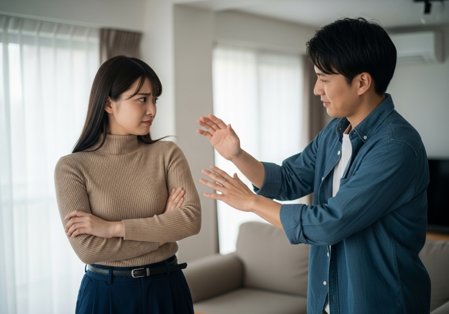 彼氏がスキンシップと言って体を叩いてくるのが嫌な女性