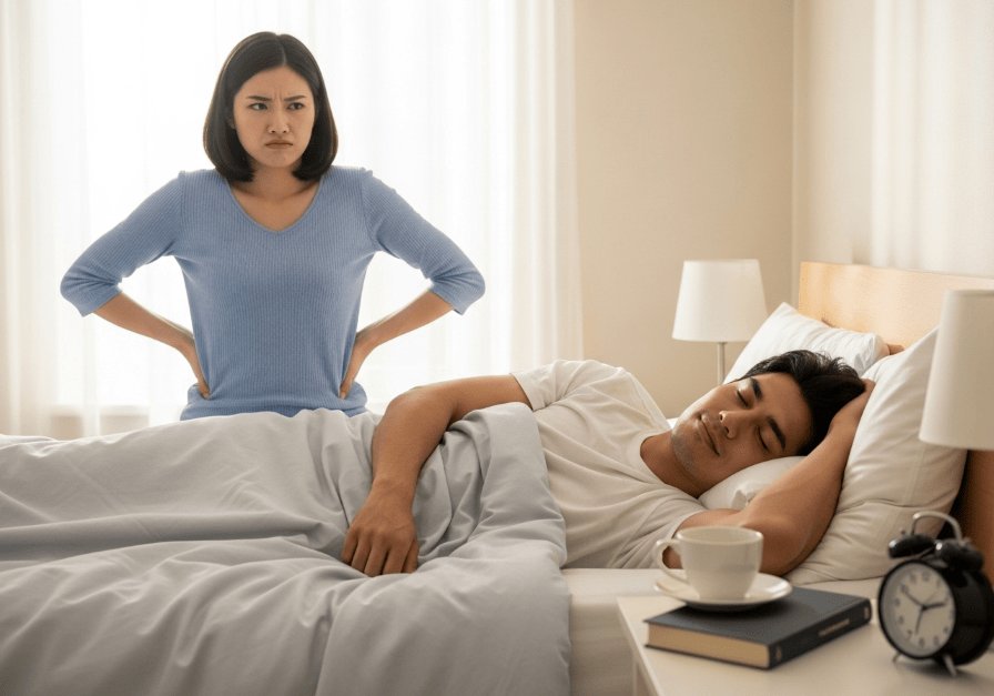 彼氏が寝すぎて困っている女性