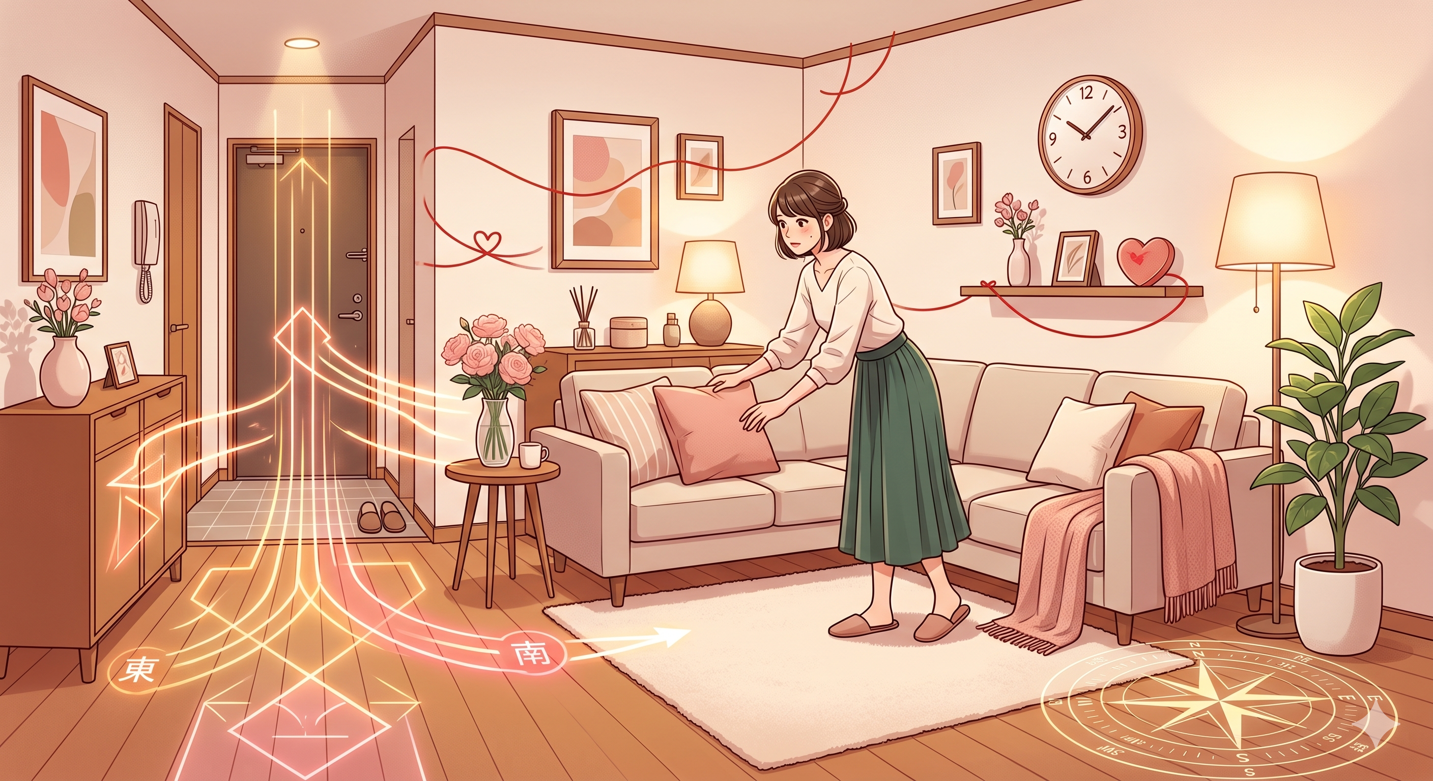 彼氏を初めて部屋に呼ぶ女性