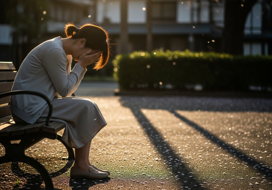 彼氏に振られて後悔している女性