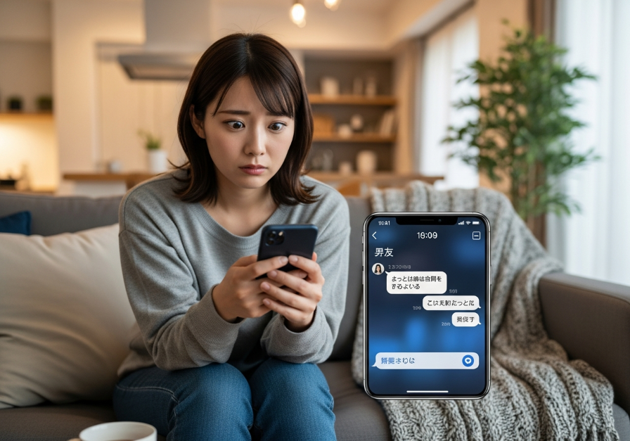 彼氏の返事が遅くなったと感じる女性
