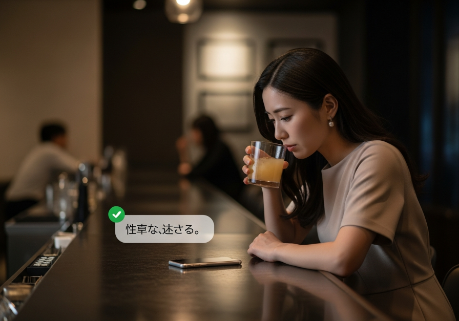 彼氏に放置されて浮気して後悔している女性