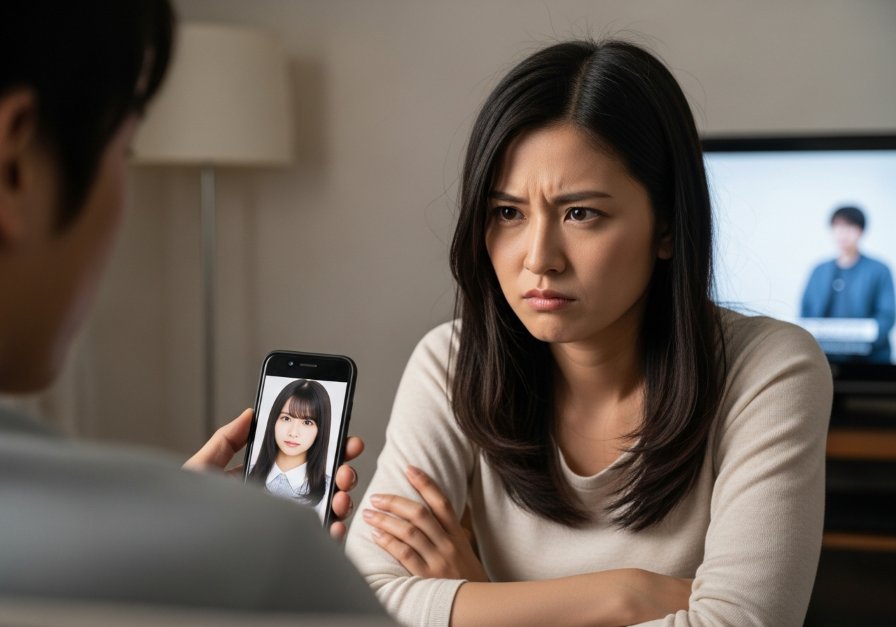 彼氏が待ち受けを女性yアイドルにしている事がうざい女性