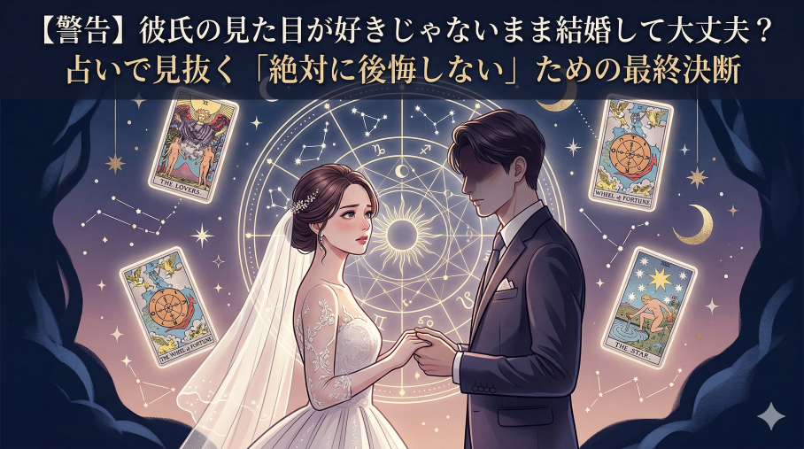 見た目が好きじゃない彼との結婚を考える女性