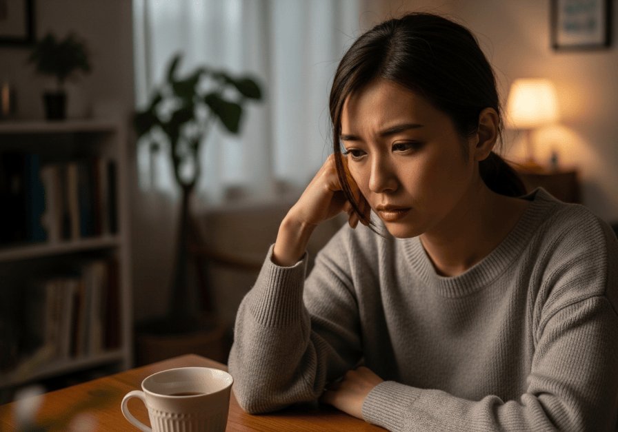 彼氏との関係に未来が見えず思い悩む30代女性