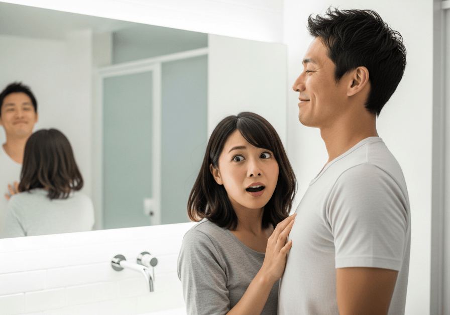 彼氏が無臭なのに驚く女性