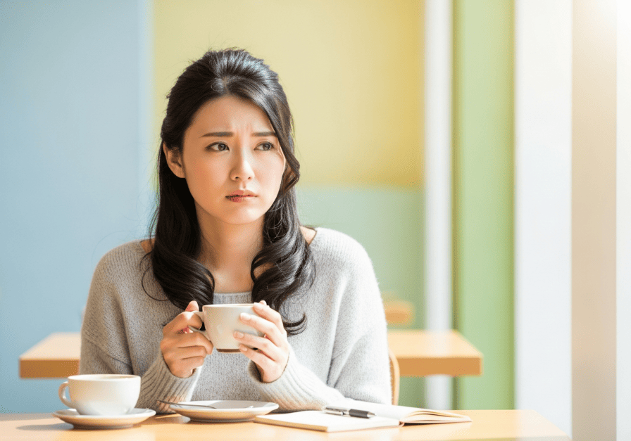 彼氏と別れるべきか悩む女性