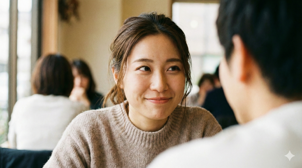 彼氏とよく目が合うなと感じている女性