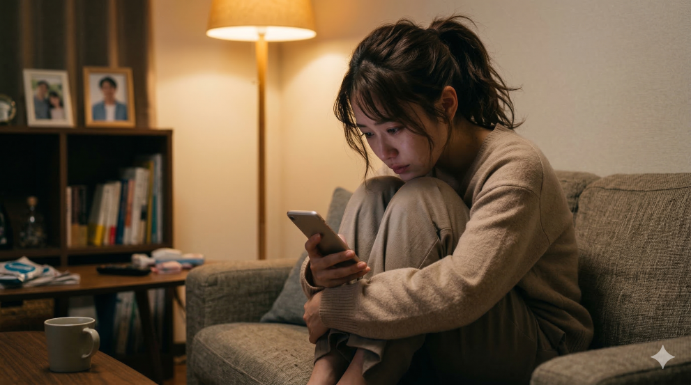 彼氏にわがまま言い過ぎたと後悔している女性