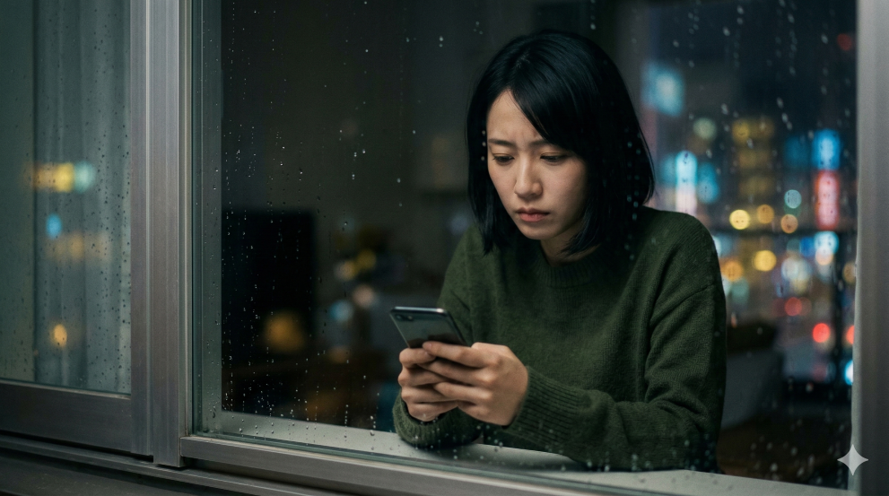 彼氏が寄り添ってくれない事に悩む女性