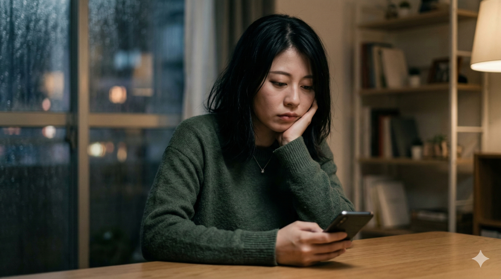 最近彼が余裕がなくて冷たいと感じている女性