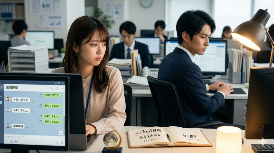 社内恋愛で分かれた後の復縁を考える女性