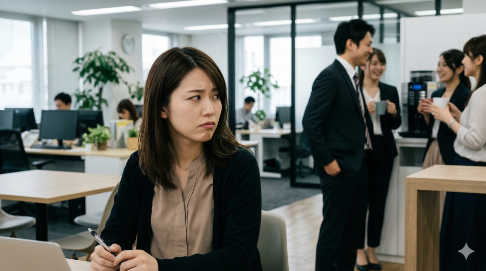 社内恋愛中の彼が同僚に内緒にしてる事に不信感を持つ女性