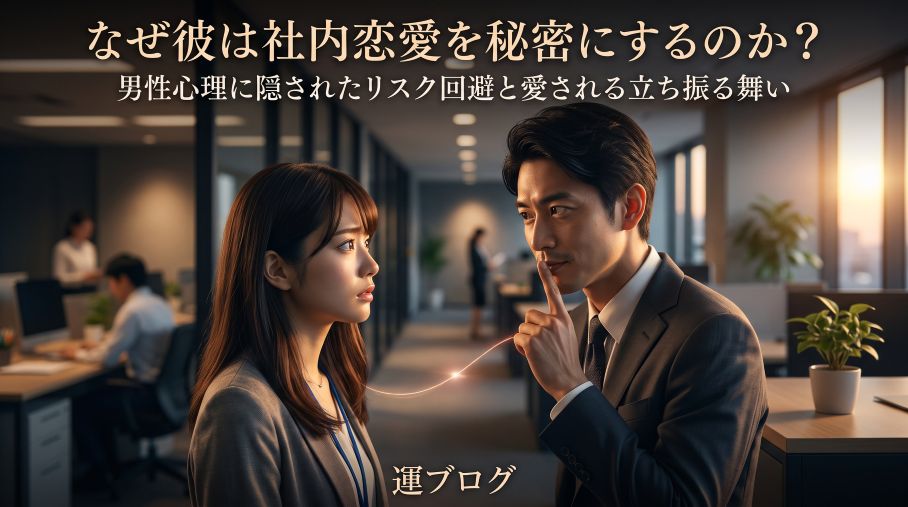 社内恋愛 秘密 男性心理