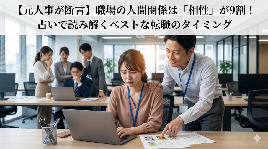 職場での人間関係に悩み転職を考えている女性
