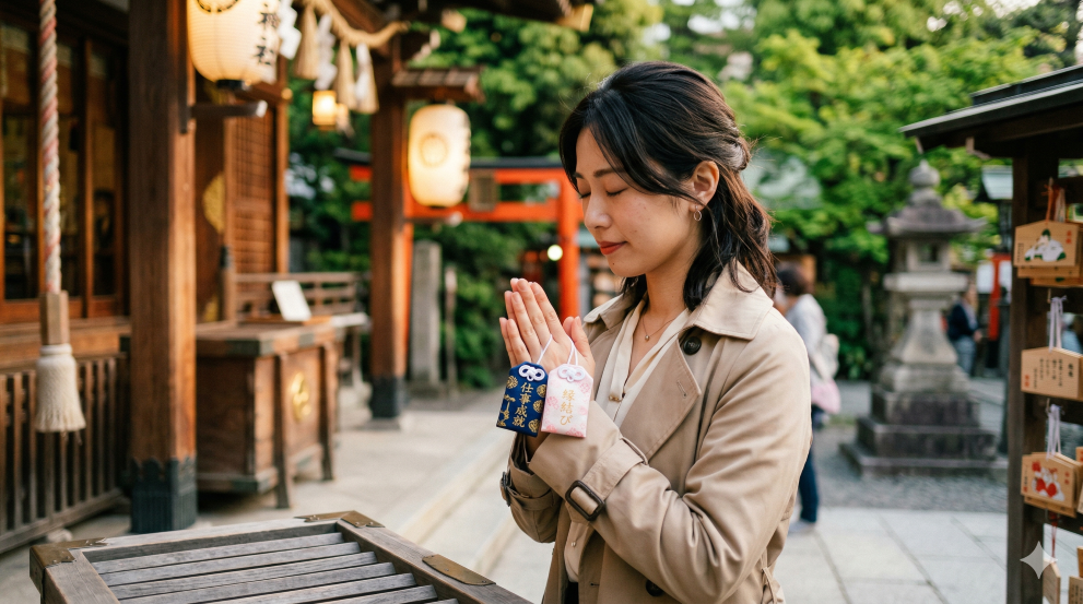 仕事運と恋愛運を上げたいと願う女性