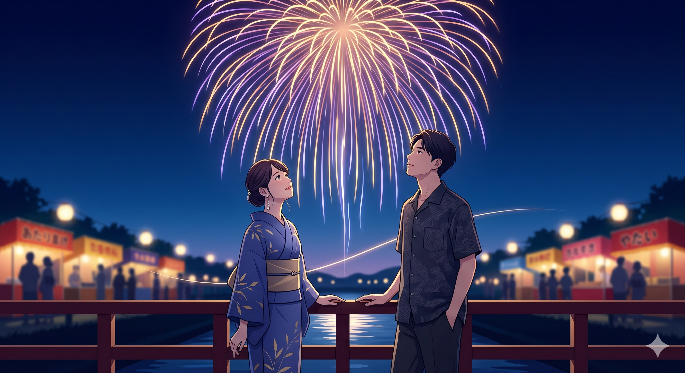 花火大会で復縁した女性