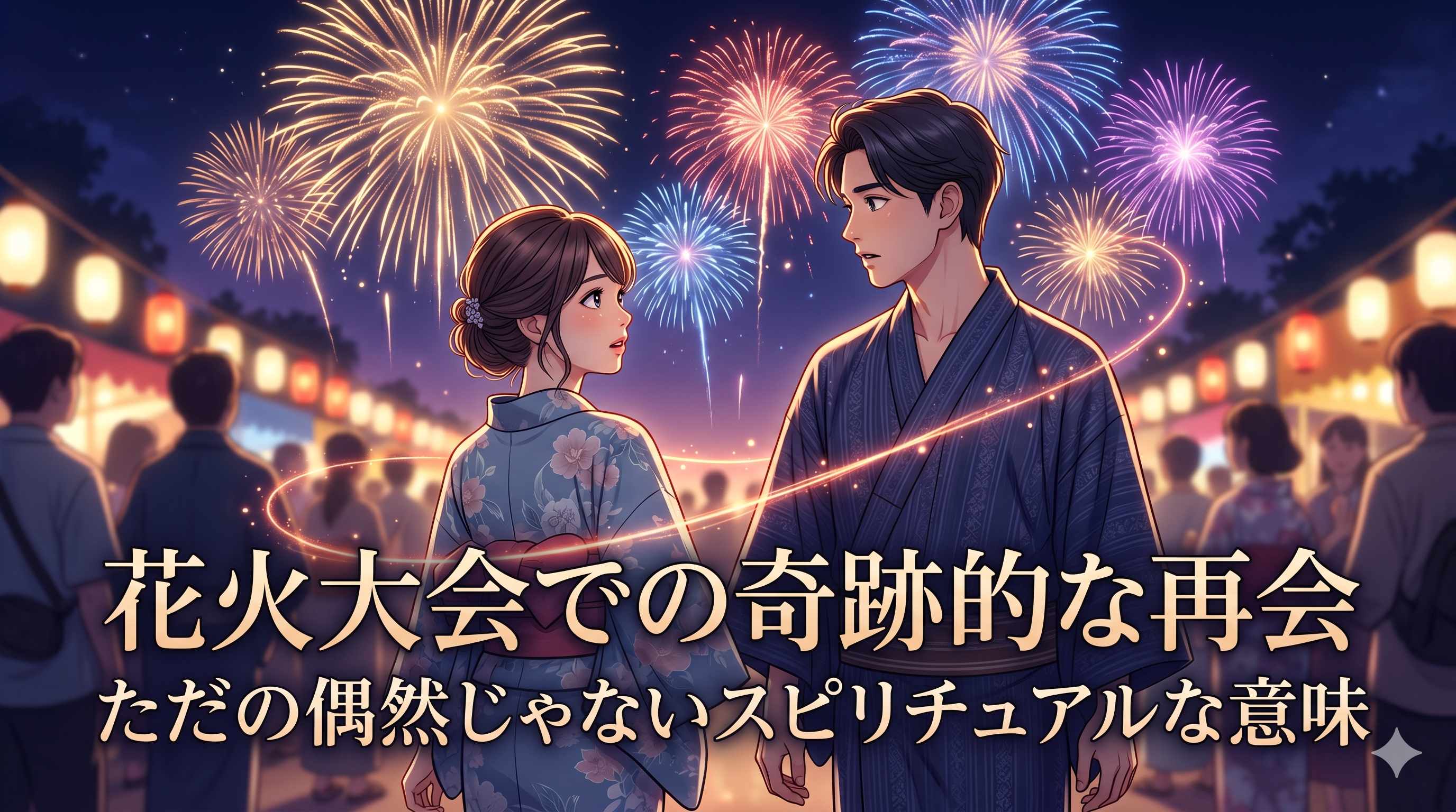 花火大会で元彼と偶然の再会をした女性