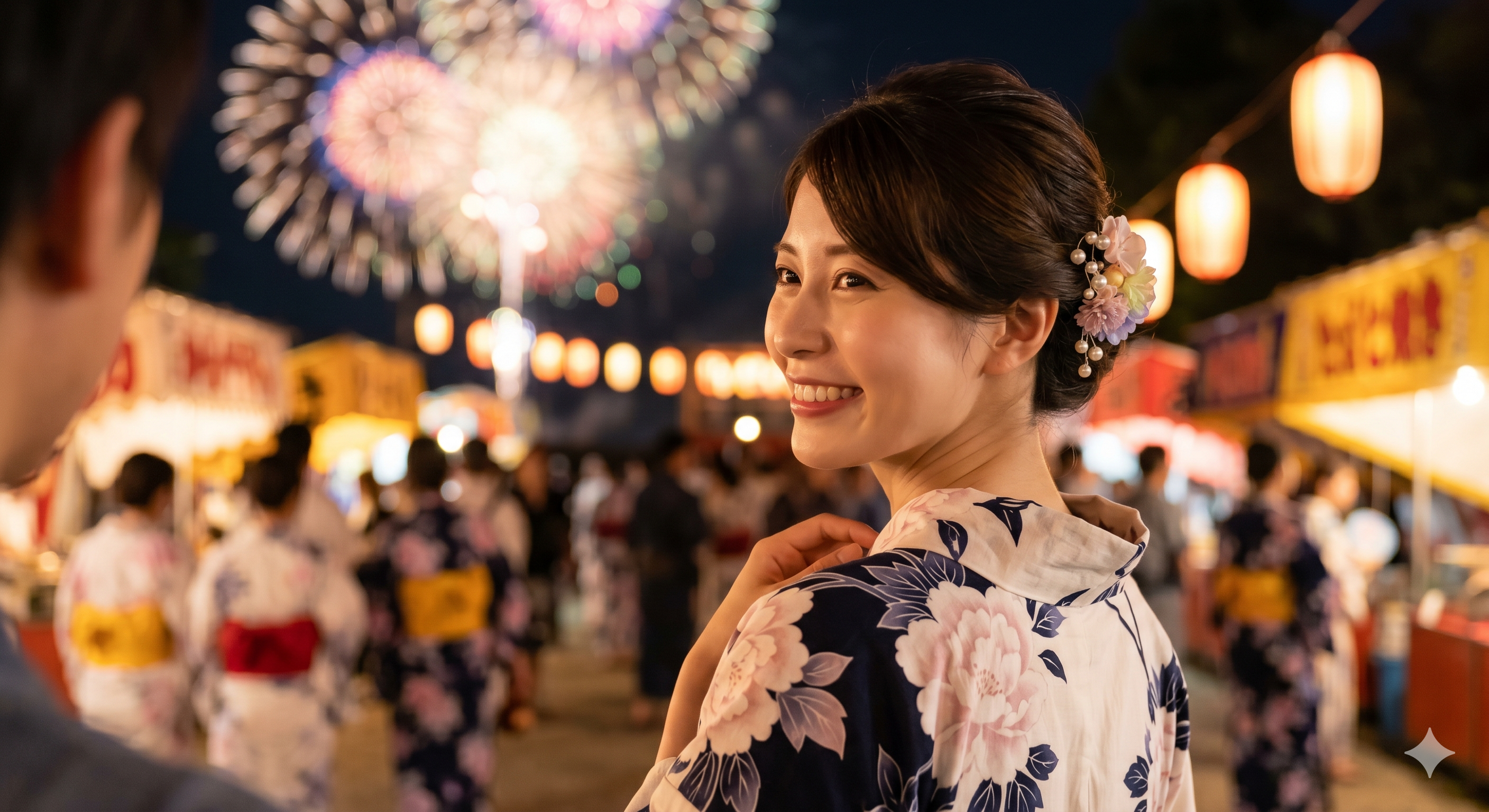 花火大会の髪型はうなじが男受けのキモ