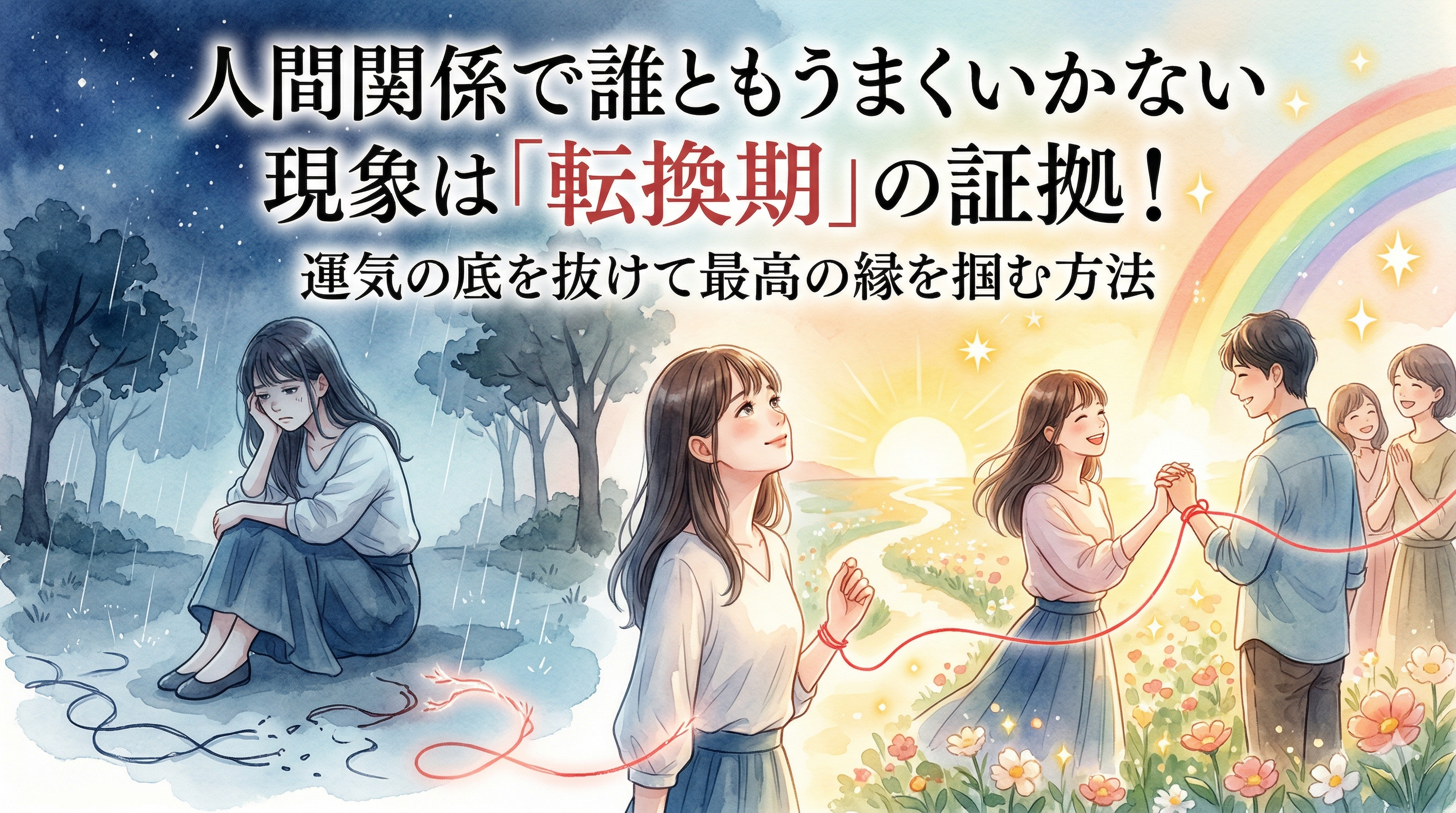 人間関係で誰ともうまくいかない女性