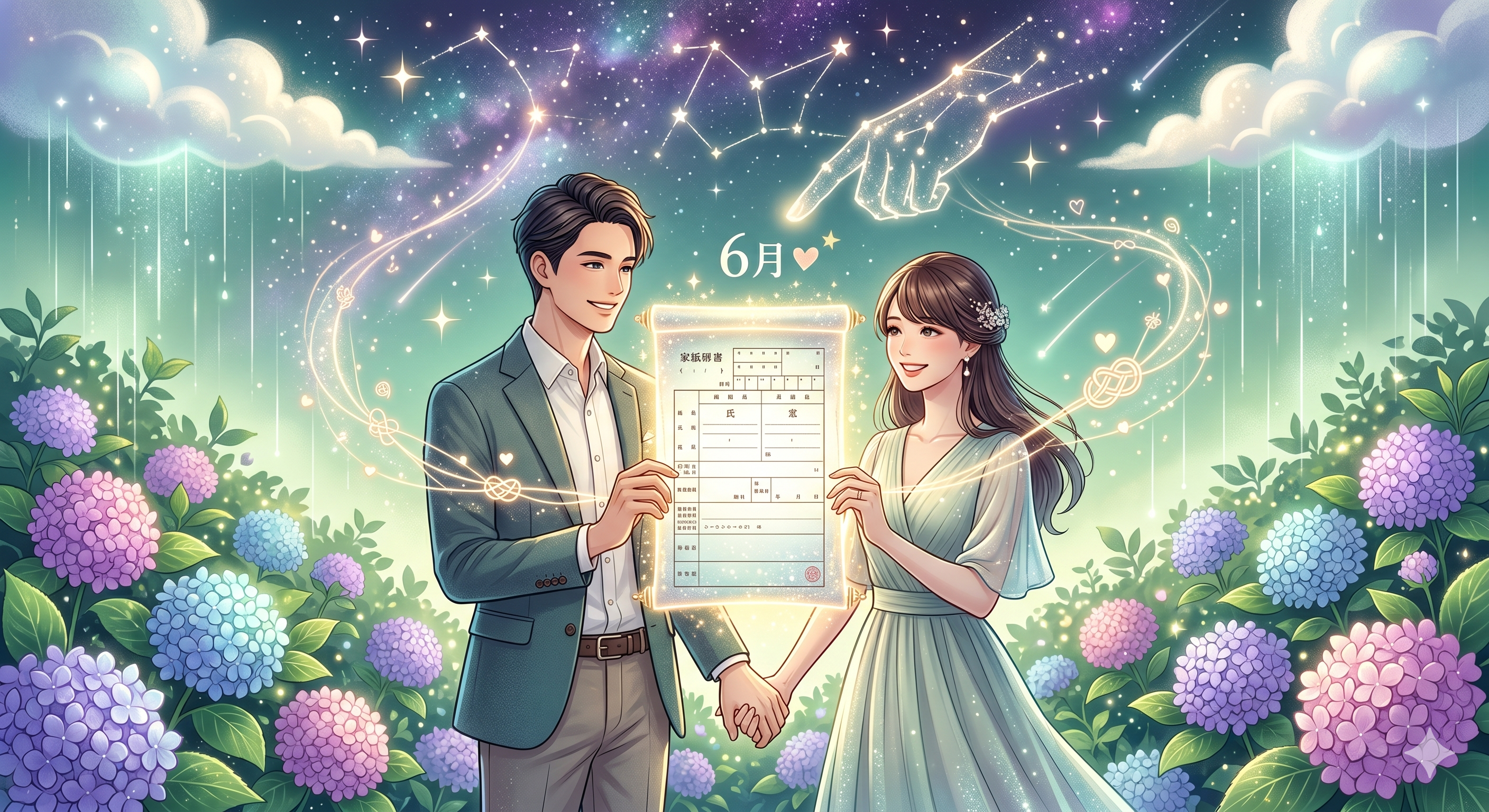 しない婚派の６月に入籍する最適日は？