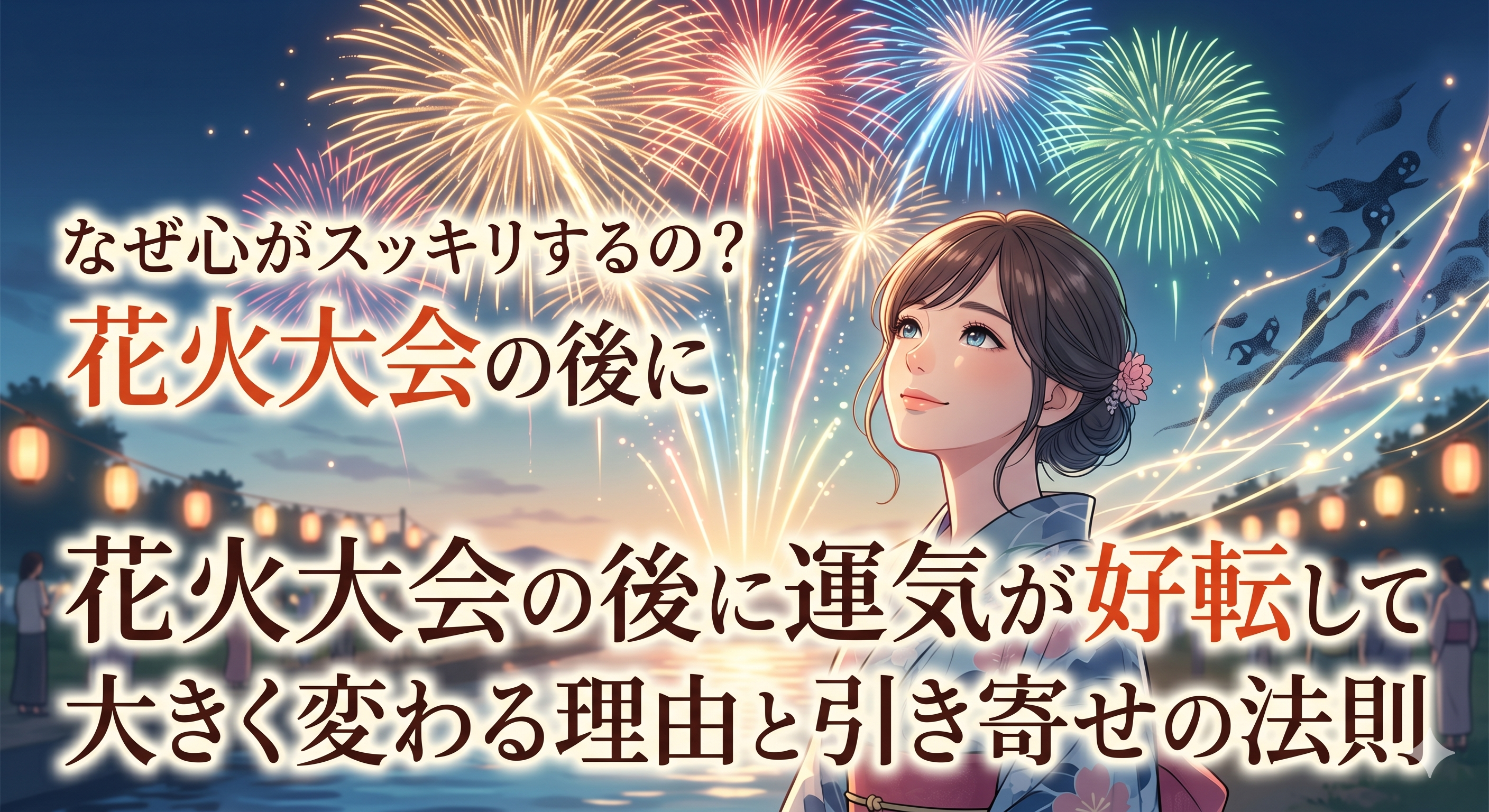 花火大会に行くと運気が好転する理由
