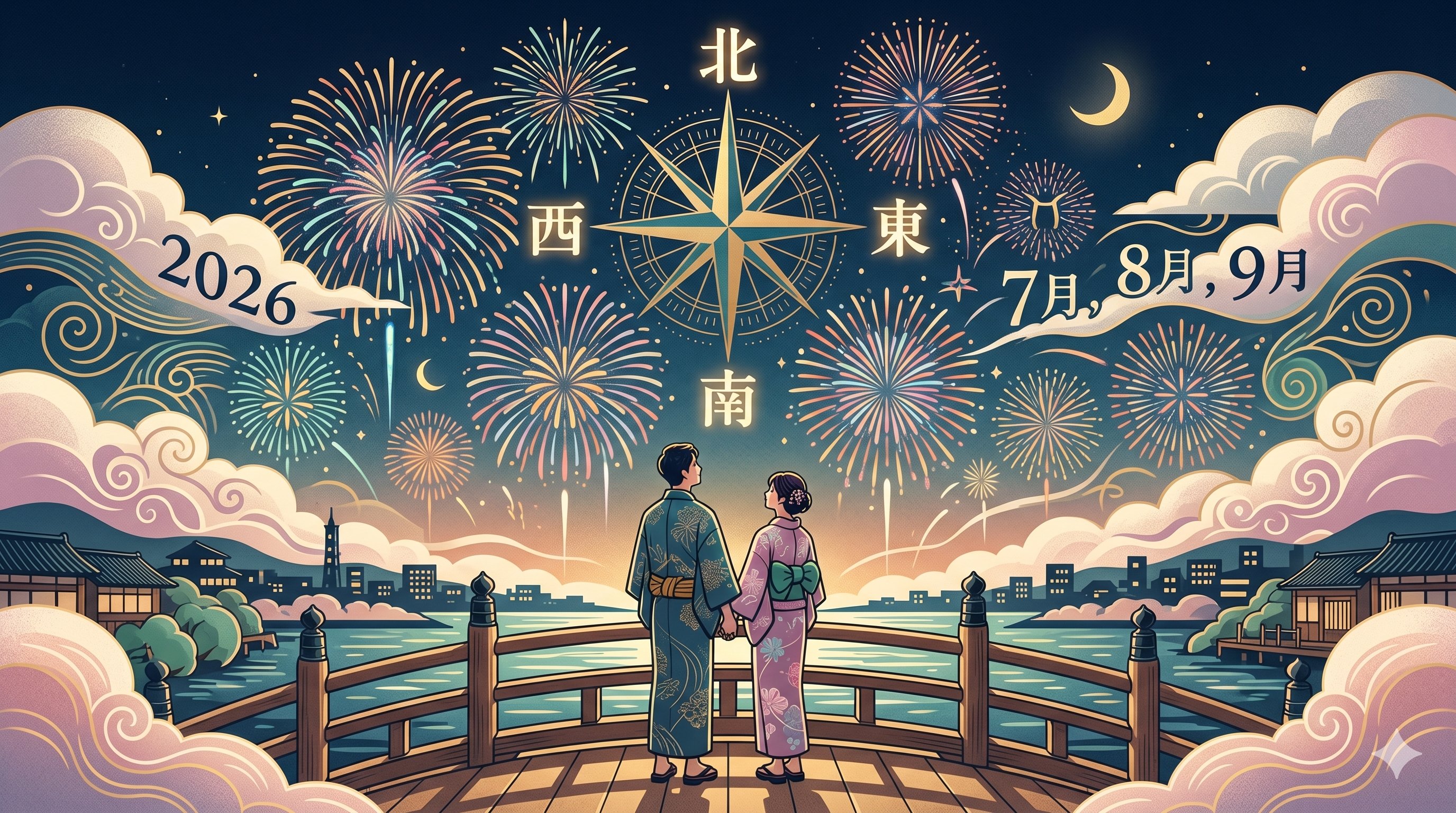 花火大会吉方位2026年7月8月9月