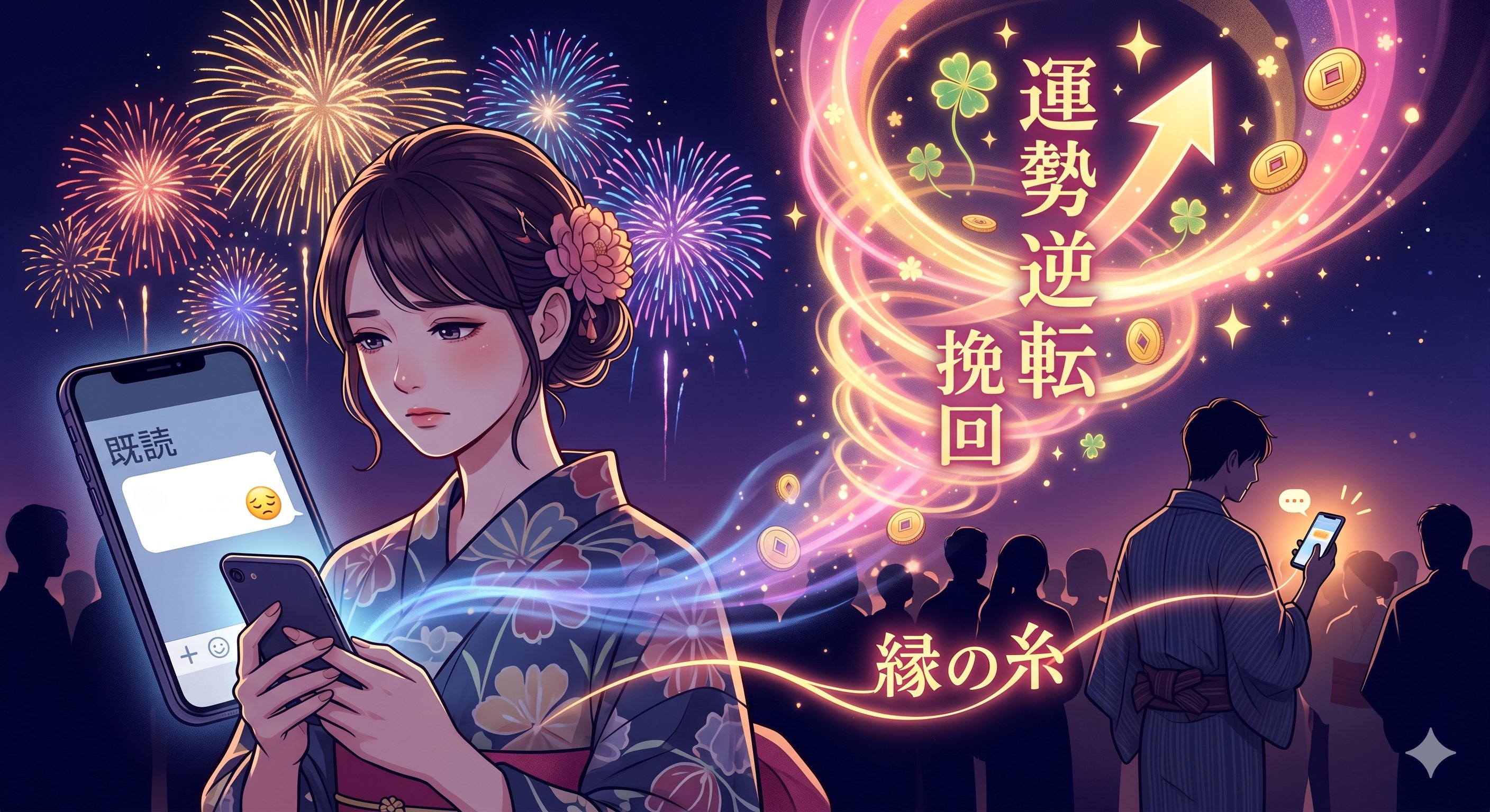 花火大会への誘いを既読スルーされた女性の逆転方法