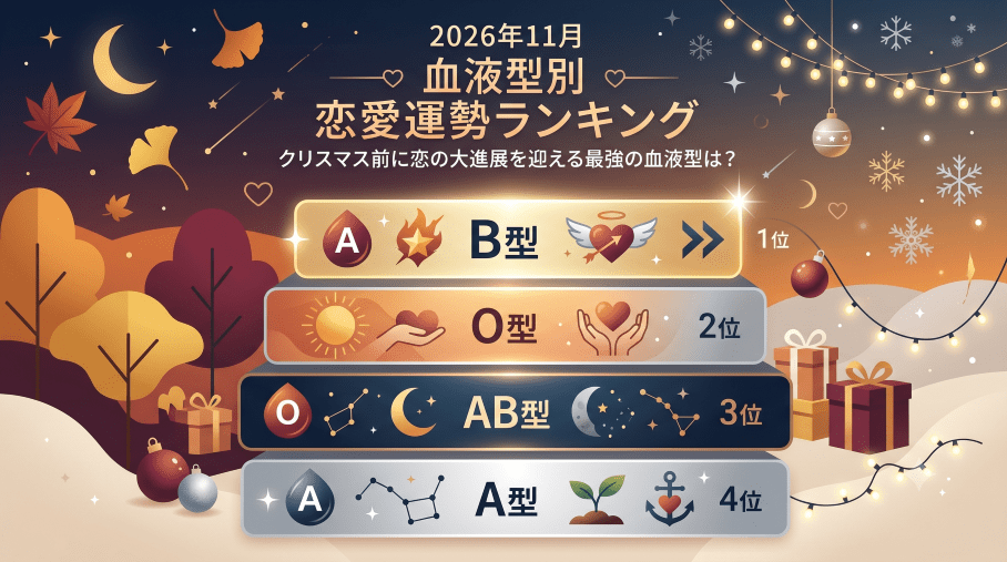 2026年11月血液型別恋愛運