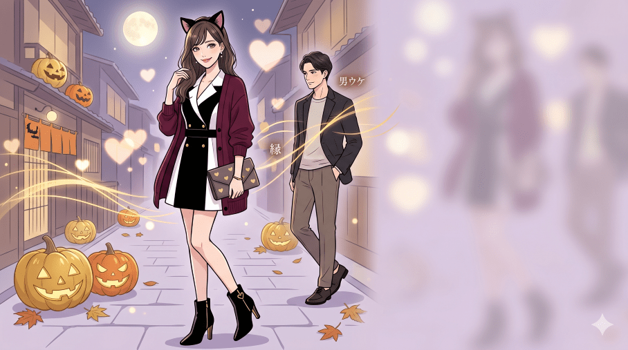 ハロウィンコスプレ男ウケ