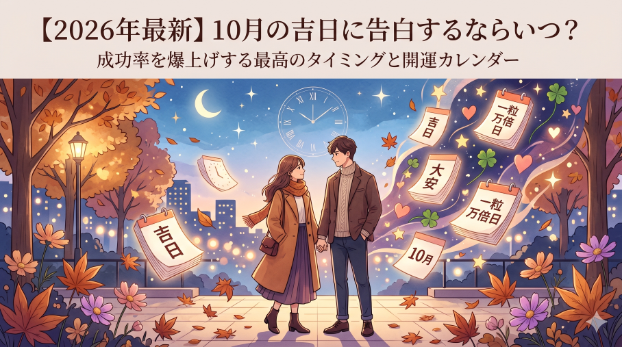 2026年10月告白吉日