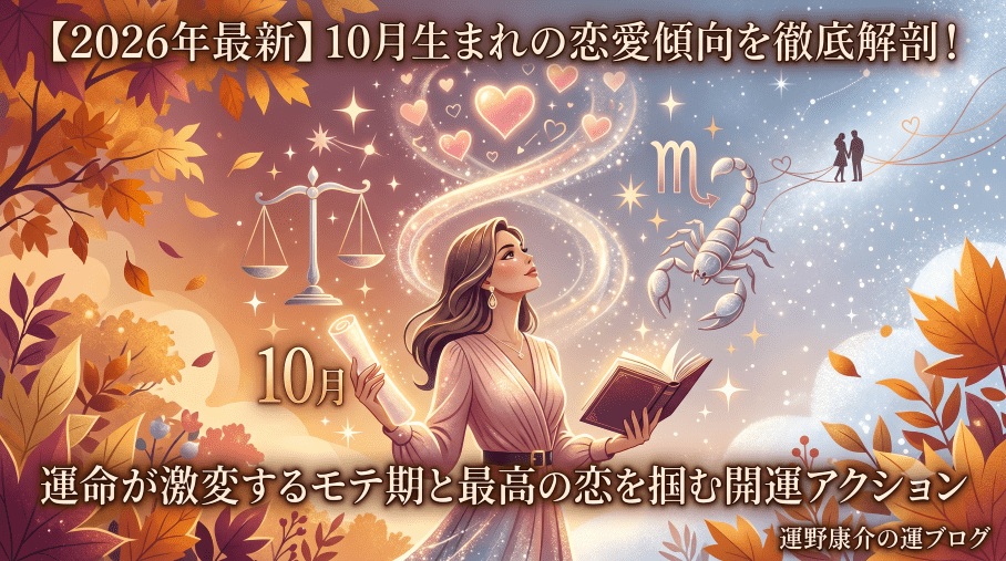 10月生まれの恋愛運傾向