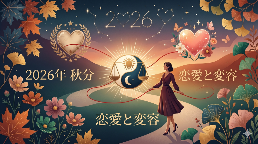 2026年の秋分の日は恋愛運の転換期