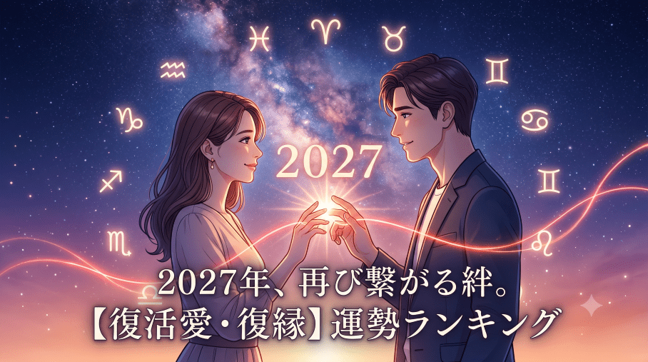復活復縁2027年星座別ランキング