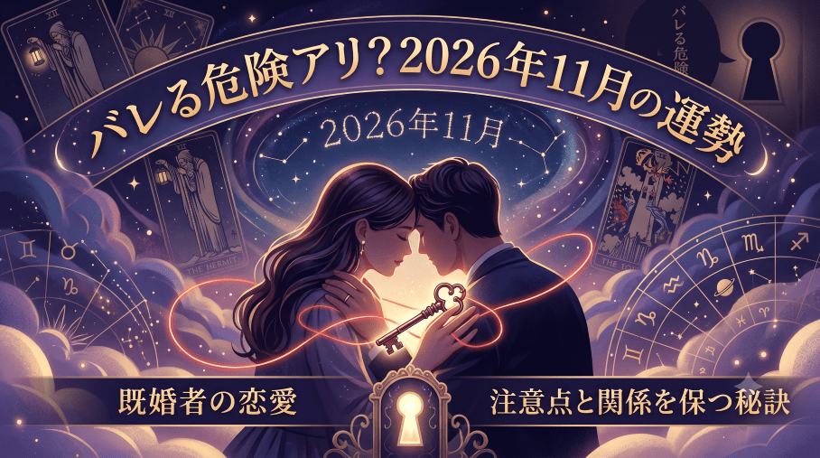 既婚者の2026年の11月の恋愛運